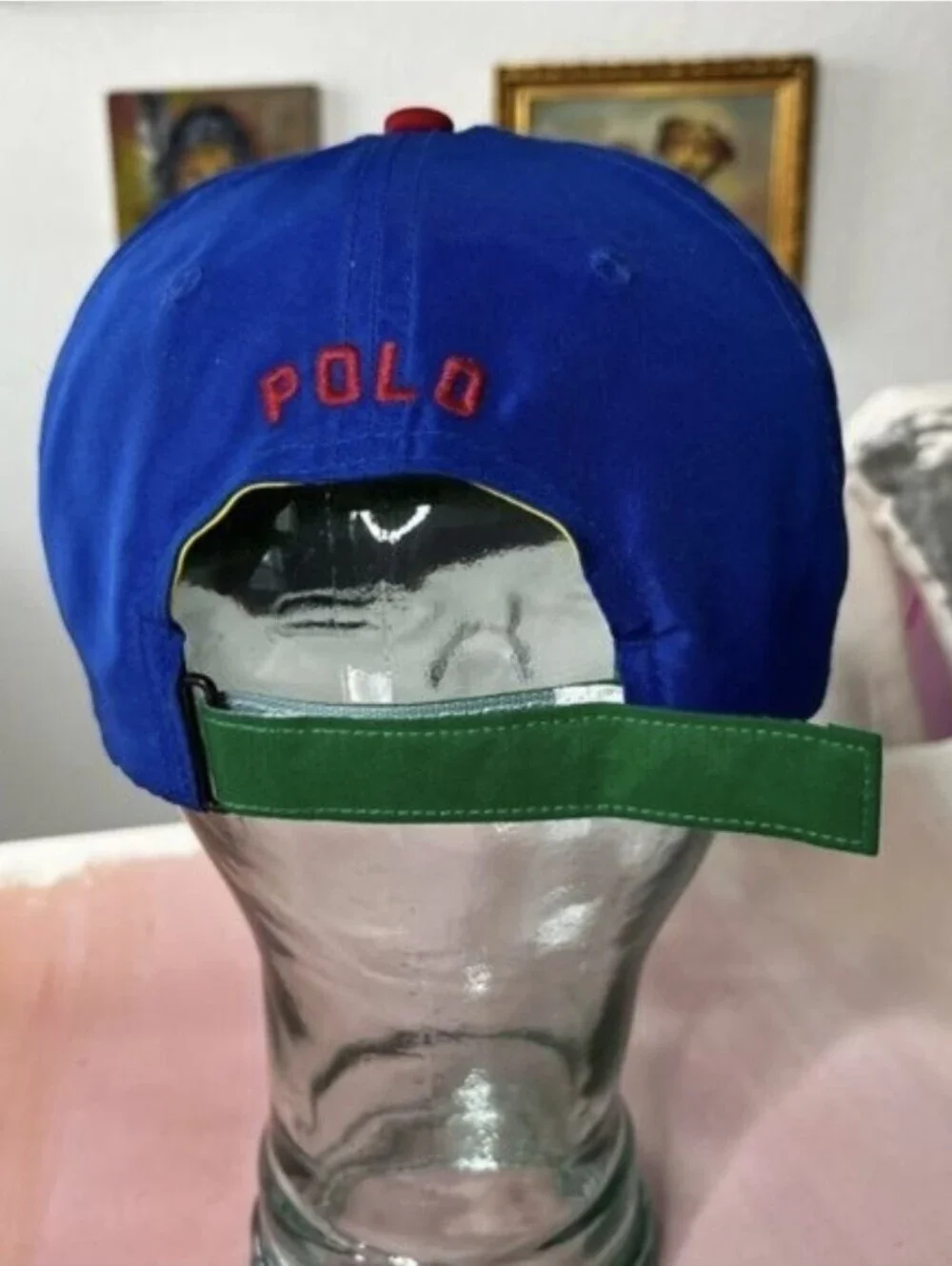 Polo US Open Ball Boy Big Pony Ralph Lauren Baseball Cap Strapback Hat Navy Blue